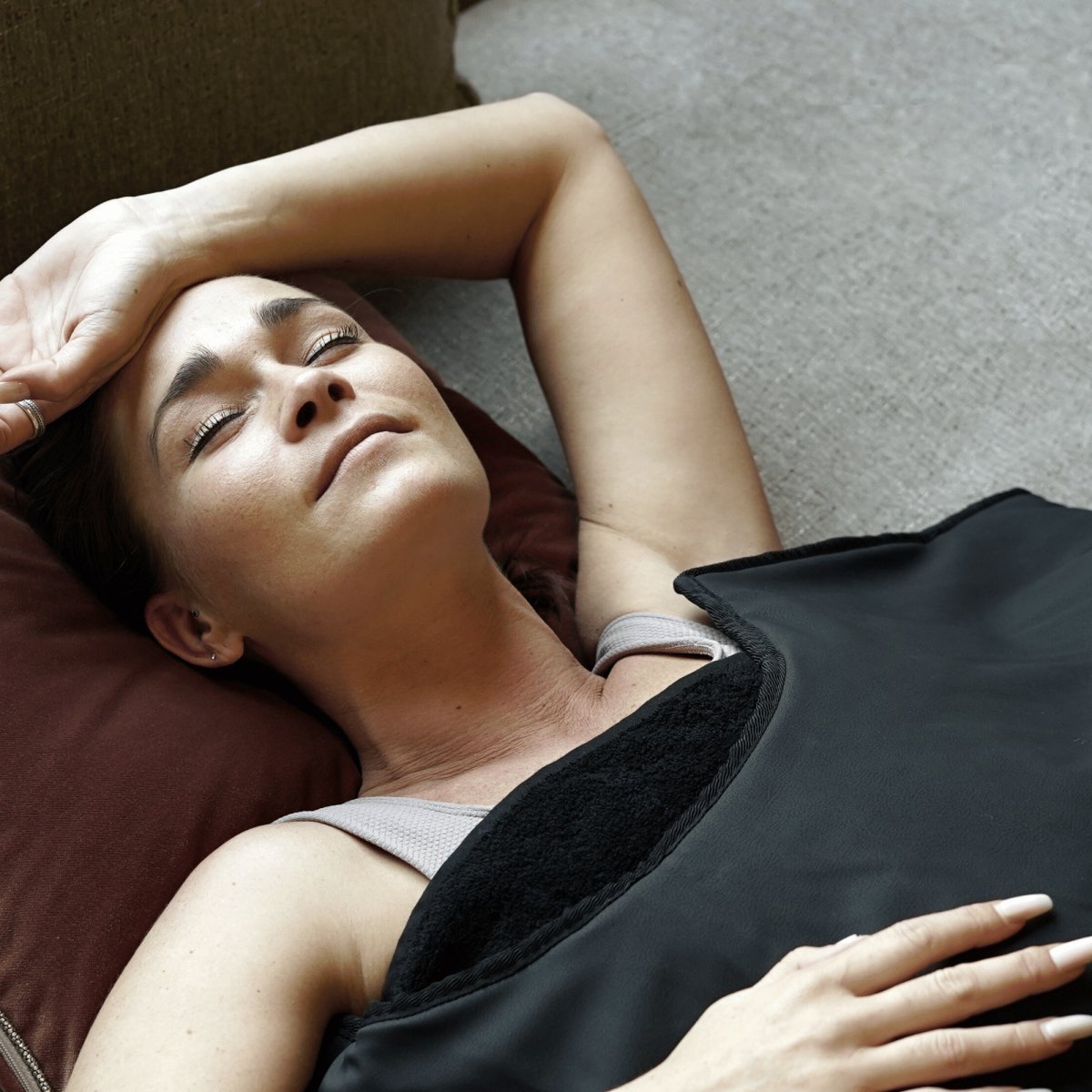 Insérer une serviette pour les assiettes de sauna - Utilisation confortable et hygiénique - serviette de sauna Flamengo®