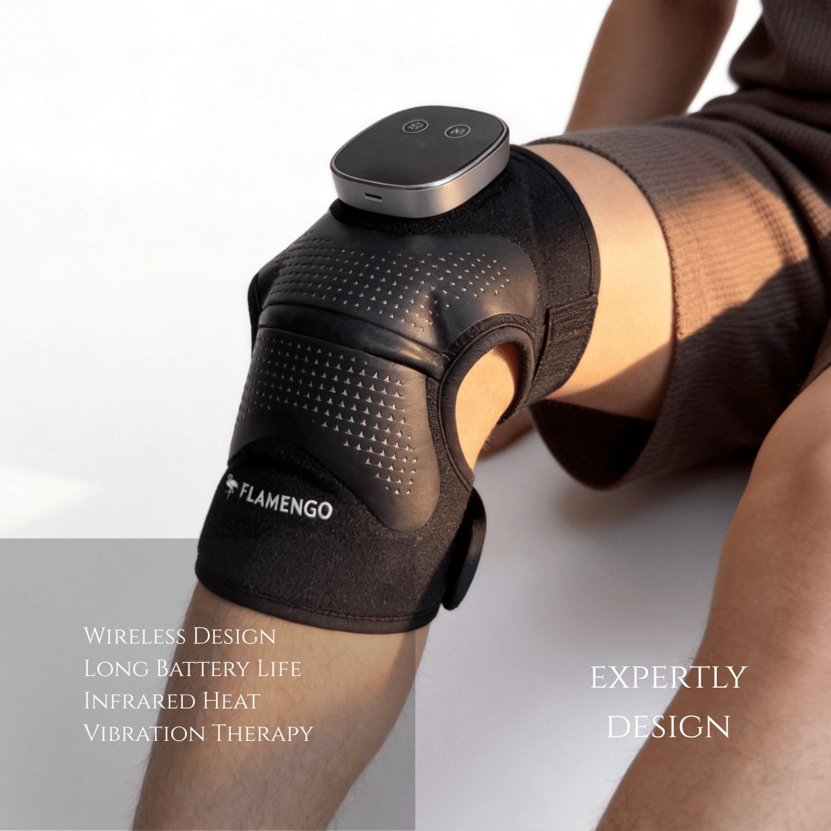 Flamengo infrarood massage apparaat knie