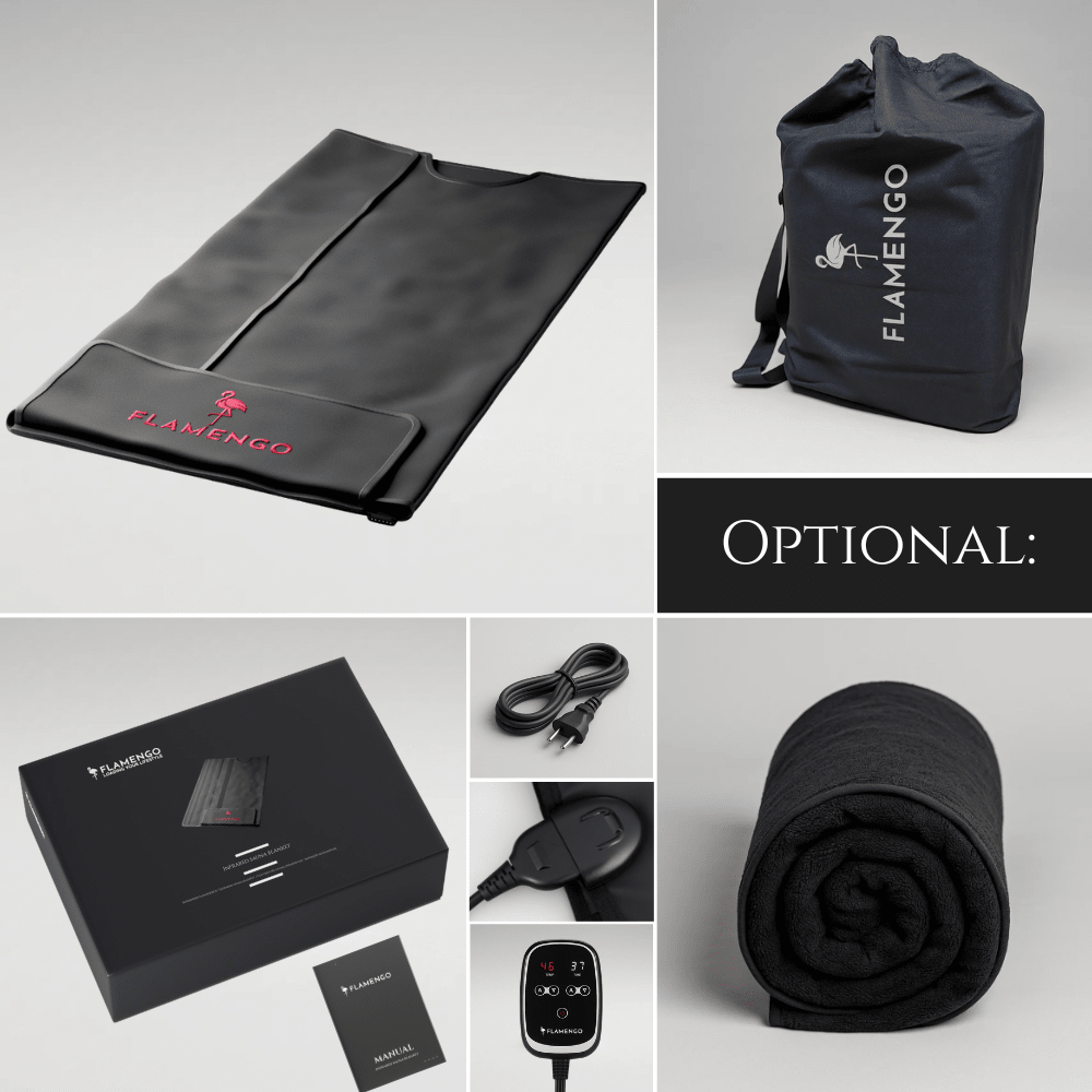 Private sauna blanket for home - flamengo® infrared sauna blanket