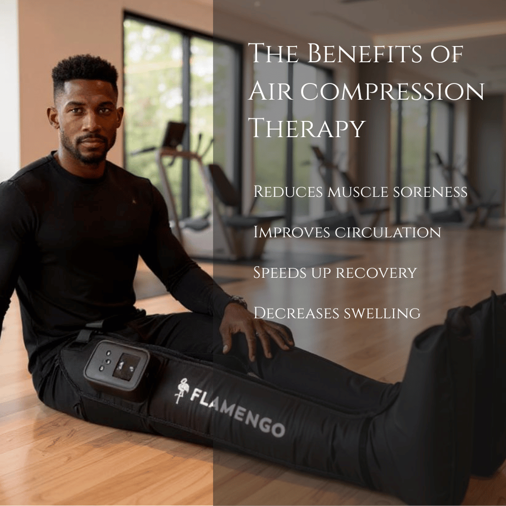 Bottes de compression pour récupération musculaire - Récupération d'air Flamengo®