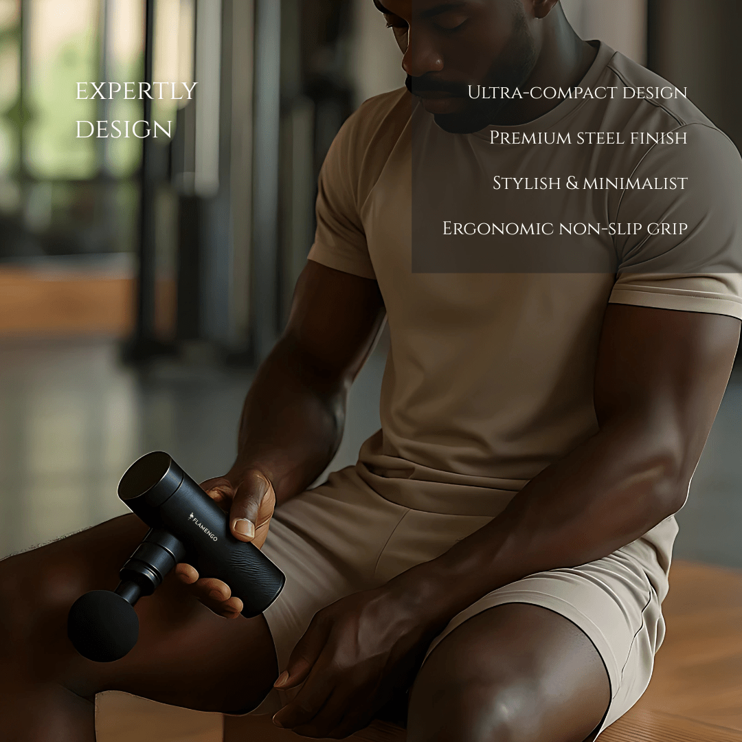 Powerful recovery in compact format - Flamengo® mini massage gun